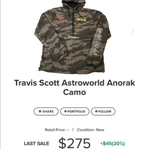 Travis Scott ASTROWORLD Anorak Camo